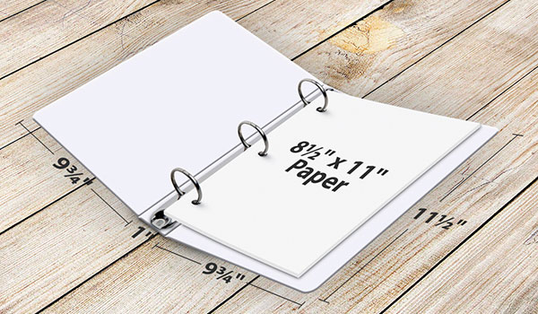 Binder Paper Sizes